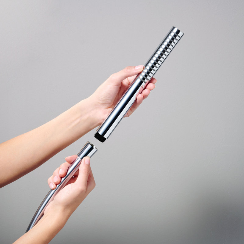 hansgrohe Pulsify S Baton Handshower 100 1Jet, 2.5 GPM Wayfair